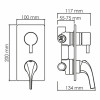 Комплект для душа WasserKRAFT A71208 золото