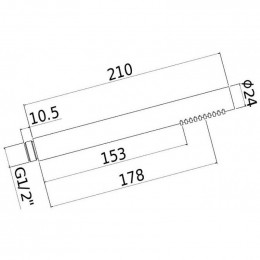Душевая лейка Paffoni Master ZDOC067ST 273637 хром
