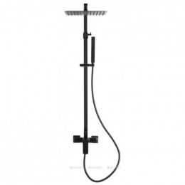 Душевая система Allen Brau Infinity 5.21012-31 черный матовый