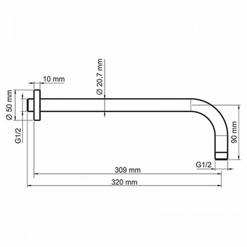 Комплект для душа WasserKRAFT A85155 белый