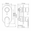 Комплект для душа WasserKRAFT A85155 белый