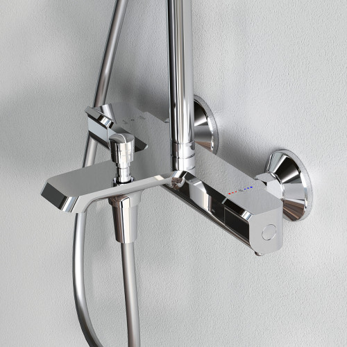 Душевая система Am.Pm Func F078F500 с термостатом хром