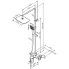 Душевая система Am.Pm Func F078F500 с термостатом хром