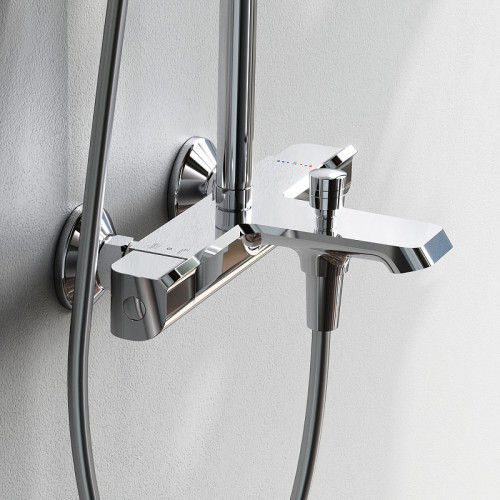 Душевая система Am.Pm Func F078F500 с термостатом хром