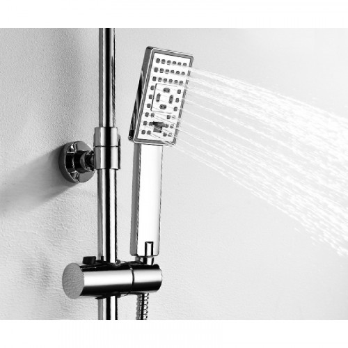 Душевой комплект WasserKRAFT A17701 со смесителем для ванны, 80/115 x 55,1 см