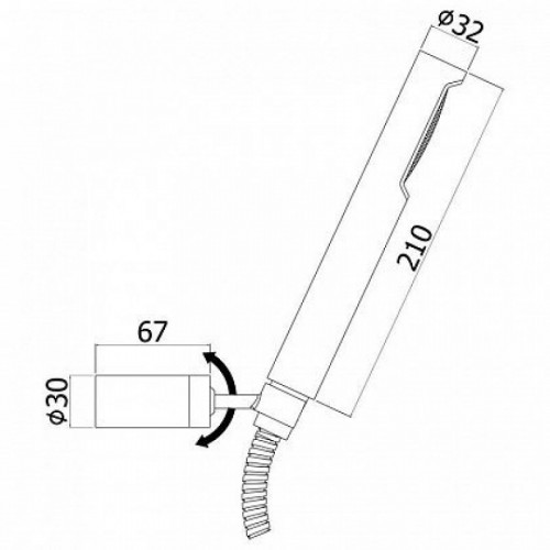 Душевой гарнитур Paffoni Birillo сталь ZDUP036ST