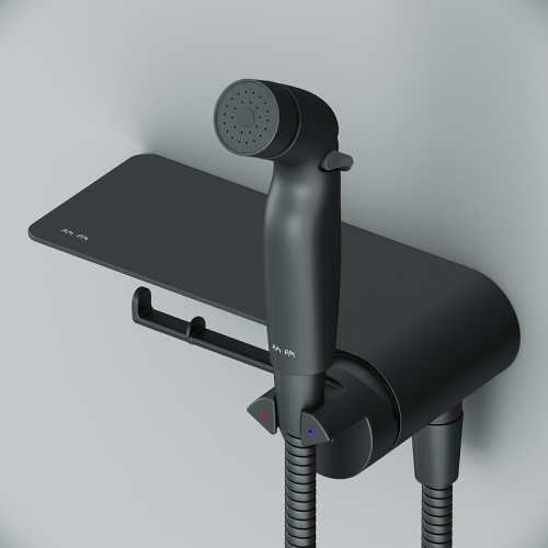 Гигиенический душ Am.Pm Func F0H8F922 черный матовый