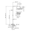 Душевая система WasserKRAFT A185.254.155.WM белая