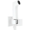 Гигиенический душ Hansgrohe E1 jet EcoSmart+ со смесителем 29233700 белый
