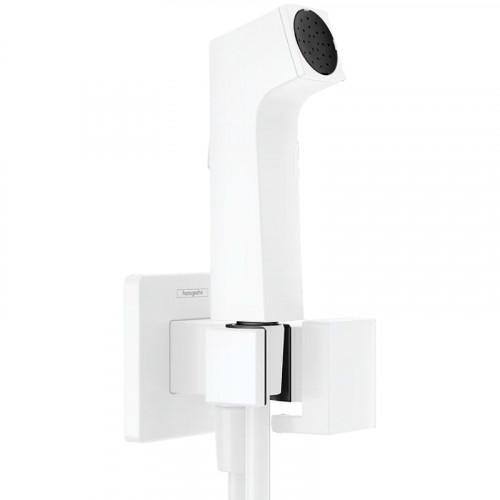 Гигиенический душ Hansgrohe E1 jet EcoSmart+ со смесителем 29233700 белый