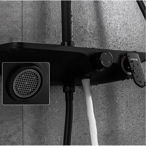Душевая система Gappo G2495-5 черный матовый