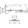 Верхний душ Hansgrohe Axor ShowerSolutions 35303000 хром