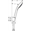 Лейка для душа Hansgrohe Croma 26411400 комплект со шлангом и держателем