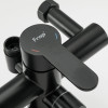 Душевая система Frap H801 F24801-6 черный матовый