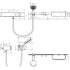 Душевой гарнитур Hansgrohe WallStoris 24250700 с термостатом белый