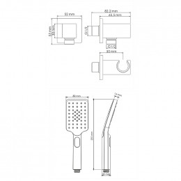 Комплект для ванны WasserKRAFT A175571 золото