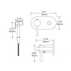 Гигиенический душ со смесителем Frap F7505