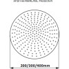 Верхний душ Aquanet Passion R AF301-84-RXL круг 242980