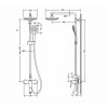 Душевая система со смесителем Bravat Source F6173218CP-A-ENG