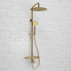 Душевая система WasserKRAFT A188.263.207.PG Thermo золото