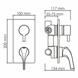 Комплект для душа WasserKRAFT A71207 золото
