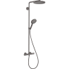 Душевая система Hansgrohe Raindance Select S 240 PowderRain 1jet Showerpipe 27633340, черный хром