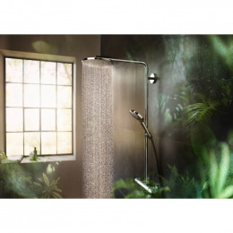 Душевая система Hansgrohe Raindance Select S 240 PowderRain 1jet Showerpipe 27633340, черный хром