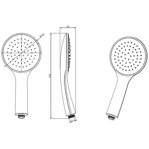 Ручной душ Aquatek AQ2001CR хром