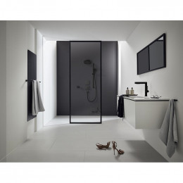 Душевой гарнитур Hansgrohe Vernis Blend Vario 26422670 черный матовый