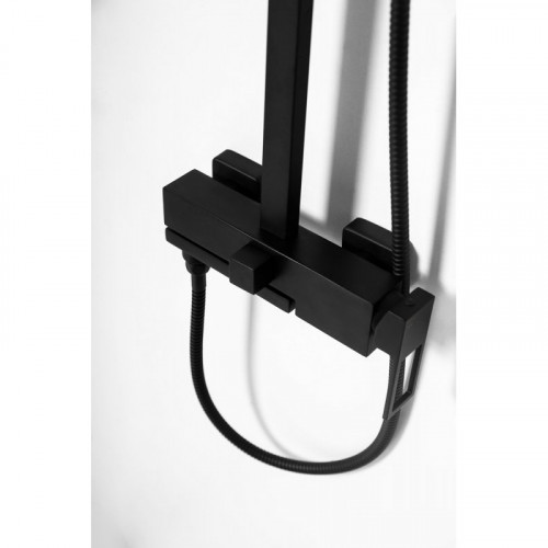Душевая система BelBagno Luce LUC-VSCM-NERO черный матовый