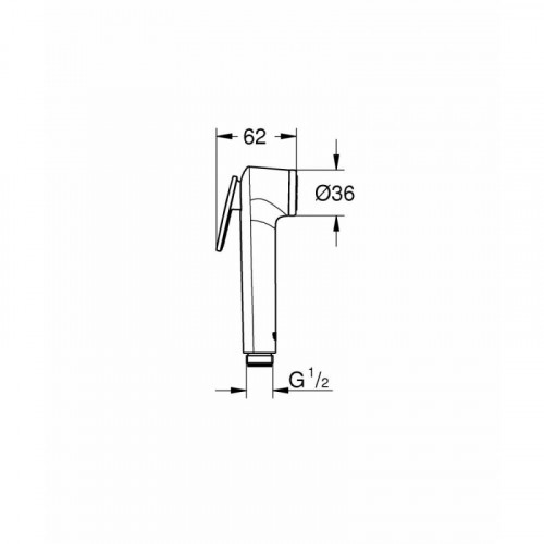 Гигиенический душ Grohe Tempesta-F 27512001