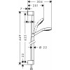 Душевой гарнитур Hansgrohe Croma Select S 26564400