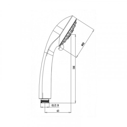 Лейка душевая Lemark LM0223C