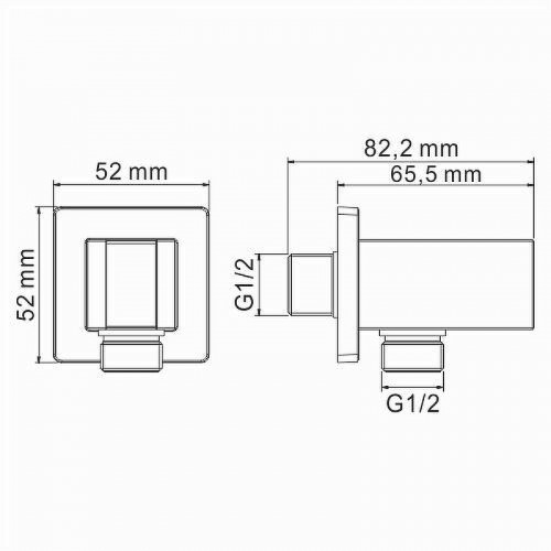 Гигиенический душ WasserKRAFT A02041 черный