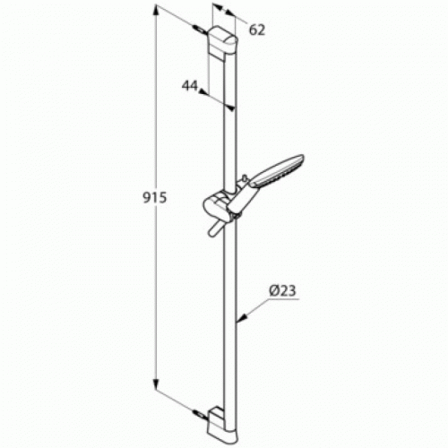 Душевой гарнитур Kludi Freshline 6784005-00 хром