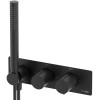 Комплект для ванны WasserKRAFT A16160 Thermo черный