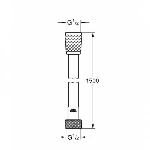 Душевой шланг Grohe Relexaflex 45973000