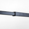 Душевая перегородка DTO LB 100 Black стекло с узором/черный