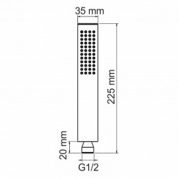 Комплект для душа WasserKRAFT A66209 черный