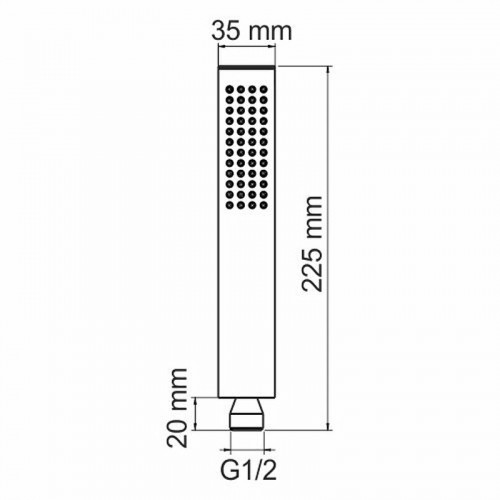 Комплект для душа WasserKRAFT A66209 черный