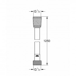 Душевой шланг Grohe Relexaflex 45971001