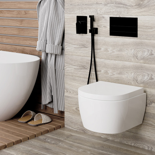 Комплект для биде WasserKRAFT A66096 черный