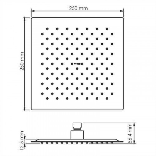 Комплект для душа WasserKRAFT A55180 золото
