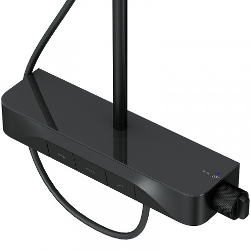 Душевая система Am.Pm Func F078F322 с термостатом черный матовый