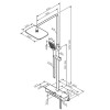 Душевая система Am.Pm Func F078F322 с термостатом черный матовый