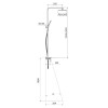 Душевая система IDDIS Bild BILSB1Fi06 с изливом
