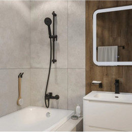 Душевая стойка Iddis Ray RAY70B0i17 черный матовый