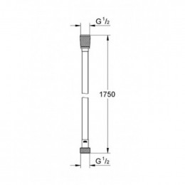 Душевой шланг Grohe Silverflex 28388000