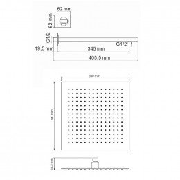 Душевая система WasserKRAFT A16162 черный