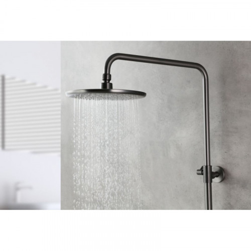 Душевая система Lemark Bronx LM3772GM с термостатом графит